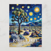 Custom Joshua Tree Van Gogh Starry Night Modern Briefkaart (Voorkant)