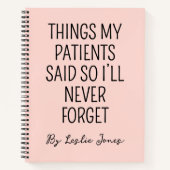 Custom Journal for Nurse Gift, Funny Medical Gift  Notitieboek (Voorkant)