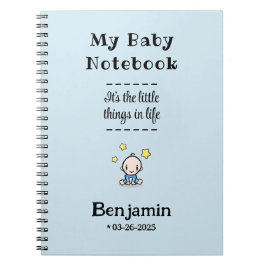 Custom Journal & Planner, Gepersonaliseerde Baby B Notitieboek