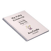 Custom Journal & Planner, Gepersonaliseerde Baby G Notitieboek (Rechterzijde)