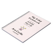 Custom Journal & Planner, Gepersonaliseerde Baby G Notitieboek (Linkerzijde)