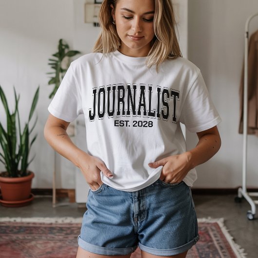 Custom Journalist Shirt voor Schrijvers & Journali