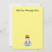 Custom Jouw tekst Buddha Feestdagenkaart (Achterkant)