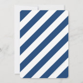 CUSTOM JUBILEUM PARTY INVITE corporate navy 2 Kaart (Achterkant)