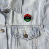 Custom Juneteeth CELEBRATE FREEDOM Ronde Button 3,2 Cm (In situ)