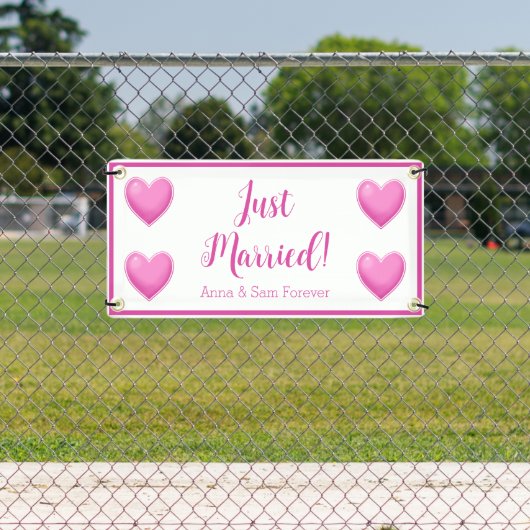 Custom Just Married Banner (Insitu)