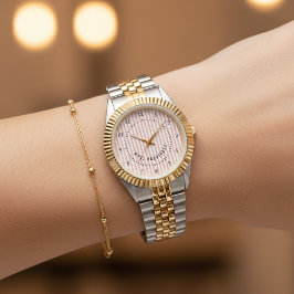 Custom Just Married Watch Gift for Husband & Wife Horloge