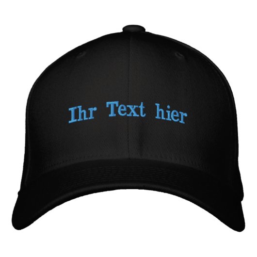 custom kappe besticken mit text geborduurde pet (Voorkant)