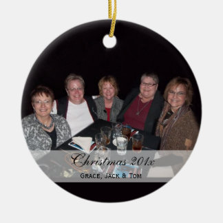 Custom Kathy | Familiefonornamenten Keramisch Ornament