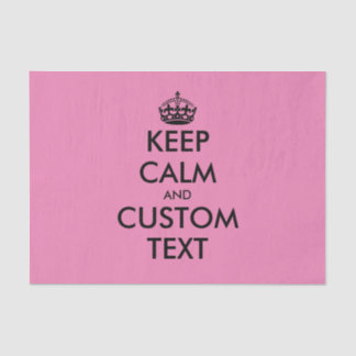 Custom Keep Calm meme cadeauverpakking tissuepapie Tissuepapier