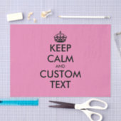 Custom Keep Calm meme cadeauverpakking tissuepapie Tissuepapier (Craft)