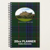 Custom Kennedy Scottish Castle Fotografie Weekly Planner (Voorkant)
