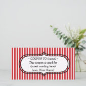 CUSTOM KERSTCADEAUBON FEESTDAGENKAART (Staand voorkant)