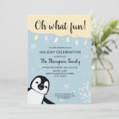 Custom | Kerstfeestdag feestdag | Fun. Kaart (Staand voorkant)