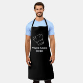 Custom Keuken Schort Mannen Custom Chef Schort Gif (Gedragen)