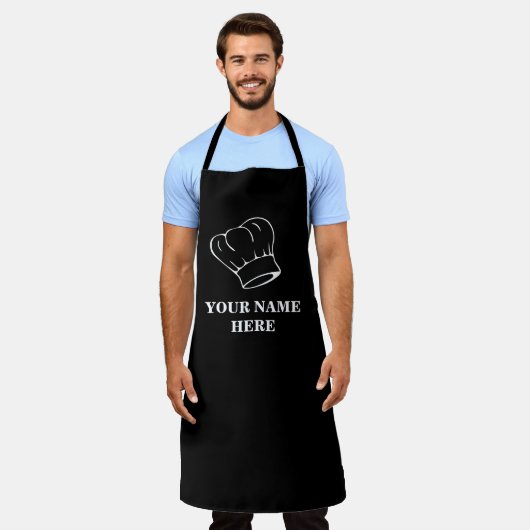 Custom Keuken Schort Mannen Custom Chef Schort Gif (Gedragen)