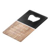  Custom Keychain Bottle Opener Creditkaart Flessenopener (Voorkant Gekanteld)