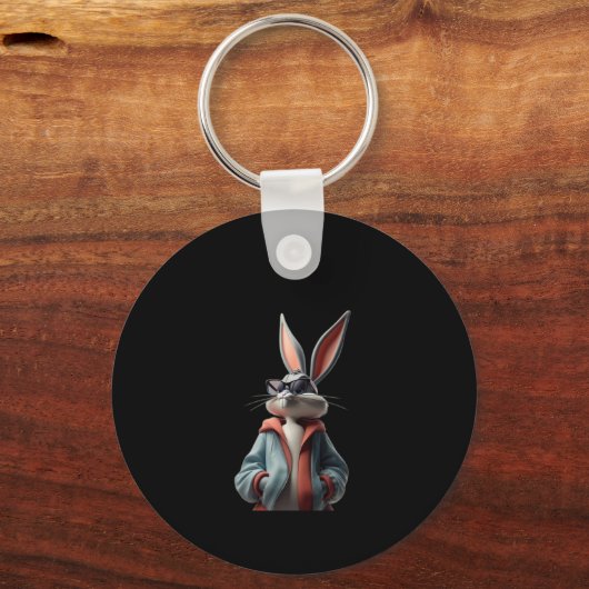 Custom Keychain Stylish Personalized Key Ring (Achterkant)