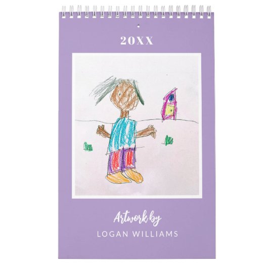 Custom Kids' Art Keepsake Christmas Gift Kalender (Hoes)