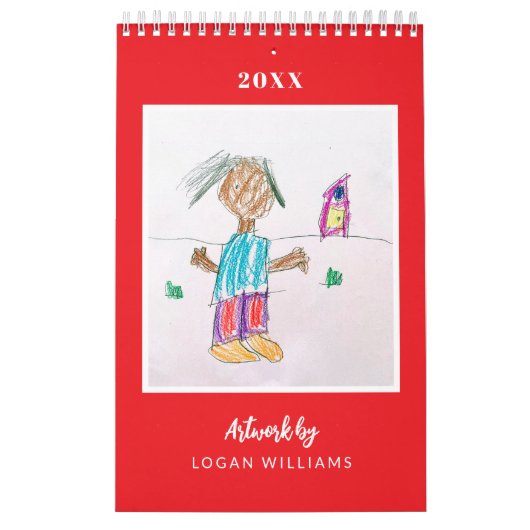 Custom Kids' Art Keepsake Christmas Gift Kalender (Hoes)