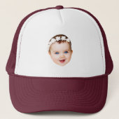 Custom Kids Birthday Face Party Trucker Pet (Voorkant)