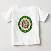 Custom Kids Birthday T-Shirt with Photo (Voorkant)