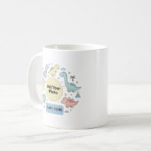 Custom Kids Dinosaur Photo Mug Koffiemok (Voorkant links)