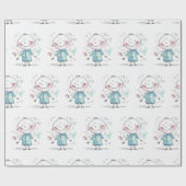 custom kids drawing cadeaupapier (Vlak)