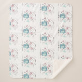 custom kids drawing sherpa deken (Voorkant)