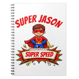Custom Kids Superhero Name & Superpower Notitieboek