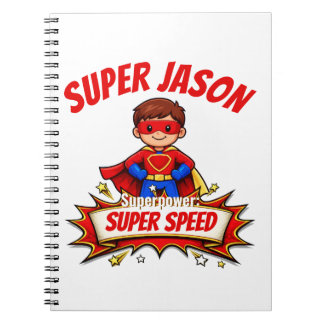 Custom Kids Superhero Name & Superpower Notitieboek