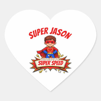 Custom Kids Superhero Name & Superpower Sticker