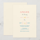 Custom Kids Verjaardag Uitnodiging kaart (Voorkant / Achterkant)