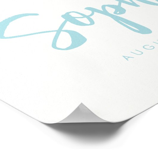 Custom Kind Kamer Baby Naam Kwekerij Wall Print (Hoek)