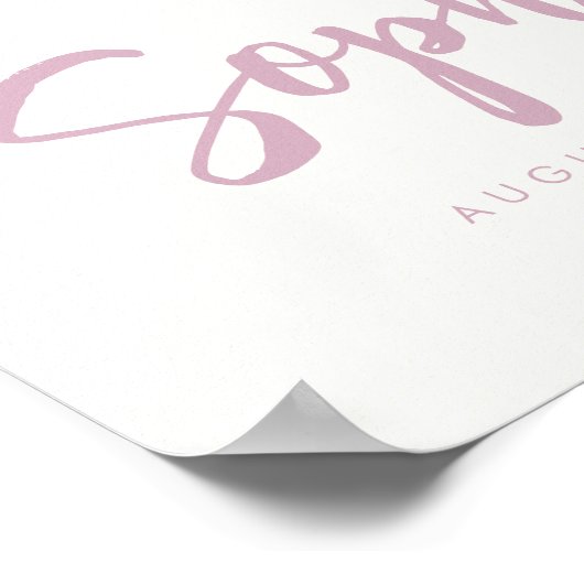 Custom Kind Kamer Baby Naam Kwekerij Wall Print (Hoek)