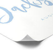 Custom Kind Kamer Baby Naam Kwekerij Wall Print (Hoek)