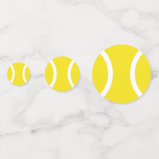 Custom kind tennis Verjaardag partij benodigdheden Confetti (Voorkanten)