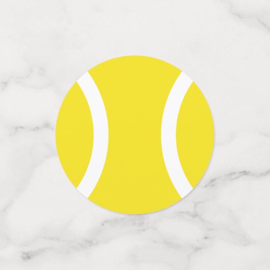 Custom kind tennis Verjaardag partij benodigdheden Confetti (Kleine voorkant)