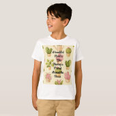 Custom Kinderen Basic T-shirt met "Een prachtig Pl (Voorkant volledig)