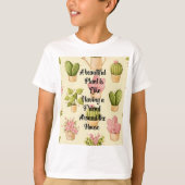 Custom Kinderen Basic T-shirt met "Een prachtig Pl (Voorkant)