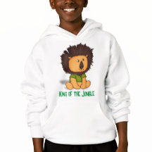 Custom King van het Oerwoud Baby Lion Illustratie