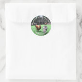 Custom Kip Boerderij Eieren Stickers (Tas)