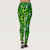 Custom KISS ME Im IRISH St Patrick Gnomes Shamrock Leggings (Achterkant)