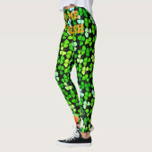 Custom KISS ME Im IRISH St Patrick Gnomes Shamrock Leggings (Links)