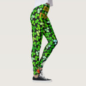 Custom KISS ME Im IRISH St Patrick Gnomes Shamrock Leggings (Rechts)