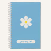 Custom Kitchen Organization Daisy Floral Notitieboek (Voorkant)