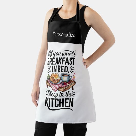 Custom Kitchen Wear Funny Humor Quote Personalize Schort (Insitu)