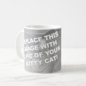 Custom Kitty Cat Koffiemok (Voorkant links)