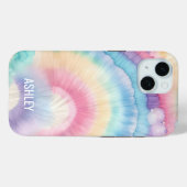 Custom Kleurrijke Groovy Tie Dye Pattern Case-Mate iPhone Case (Achterkant (horizontaal))
