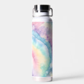 Custom Kleurrijke Groovy Tie Dye Pattern Waterfles (Achterkant)